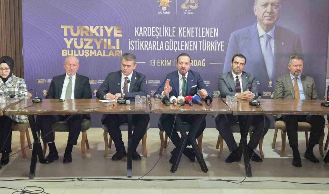 Tekirdağ’da konuşan AK Parti