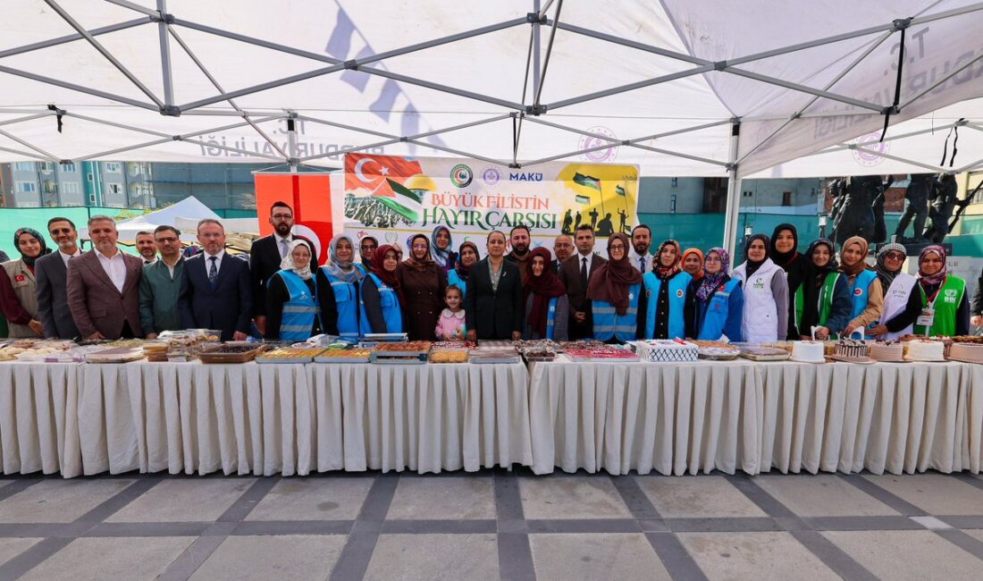Burdur’da Filistin halkına destek
