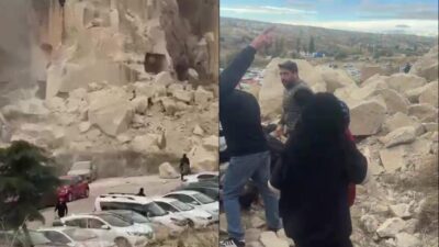 Nevşehir’in Göreme beldesinde etkili olan